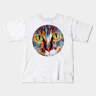 Cheerful floppy cat Kids T-Shirt